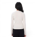 Creamy Ribbed Basic Top
