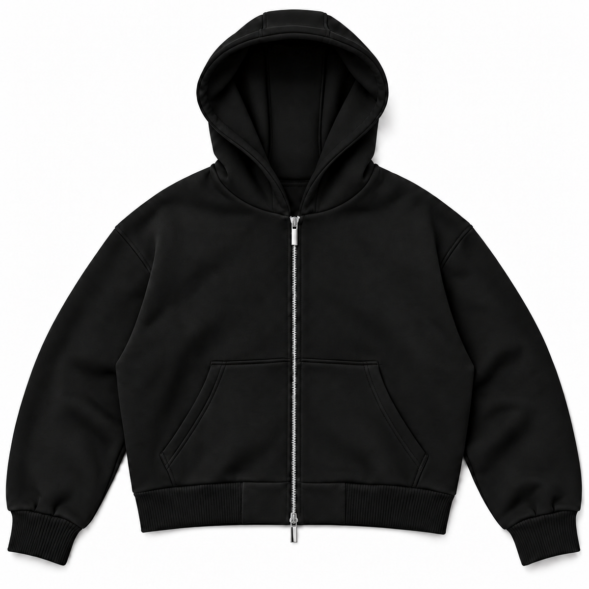 HAVEN Boxy Two-Way Zip Hoodie