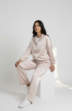 Satin track suit