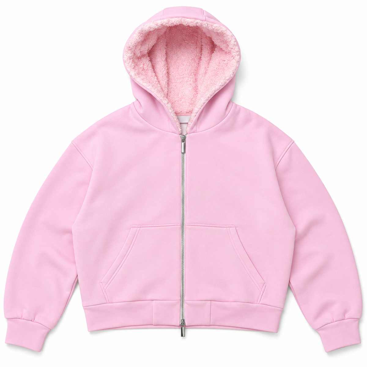 HAVEN Boxy Two-Way Zip Hoodie
