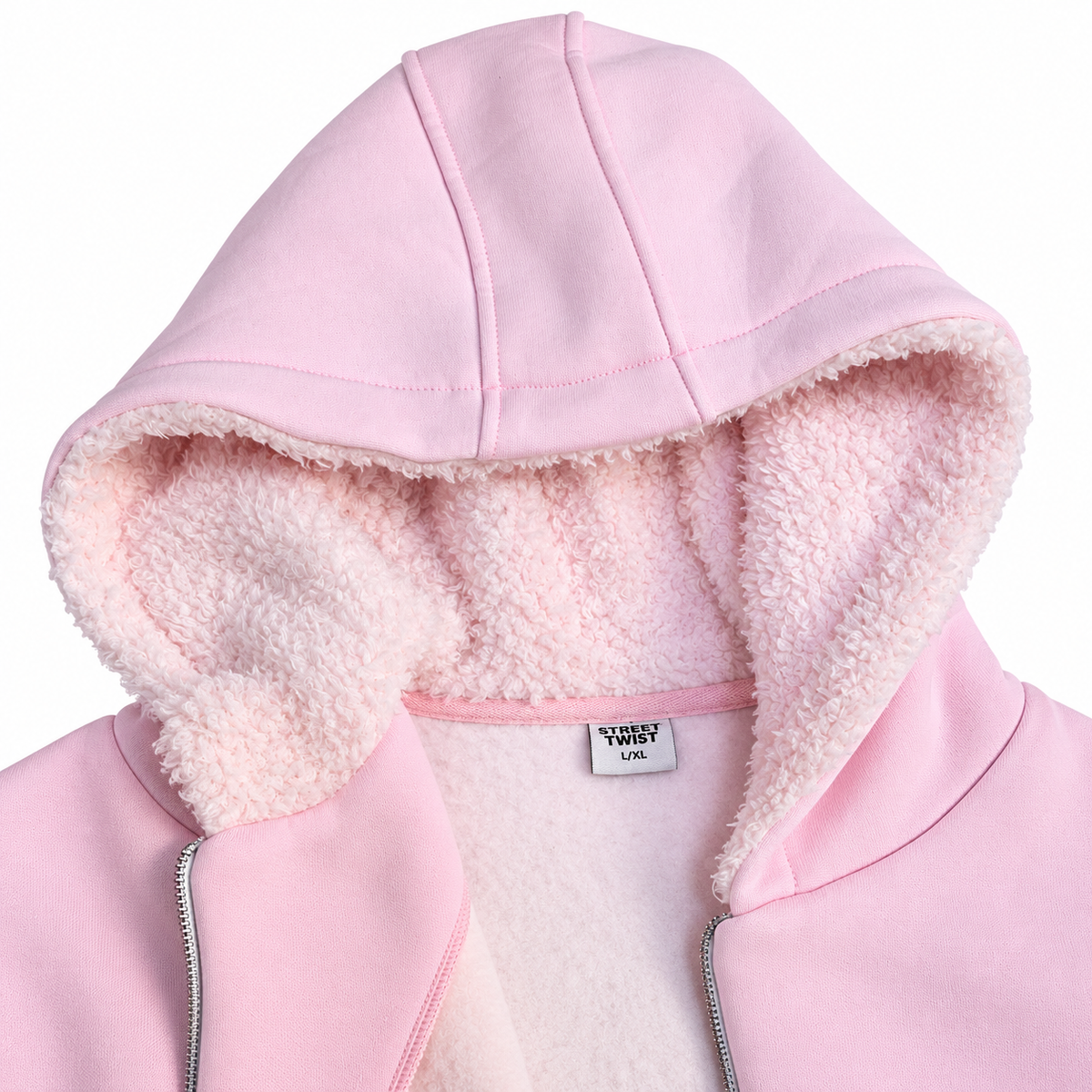 HAVEN Boxy Two-Way Zip Hoodie