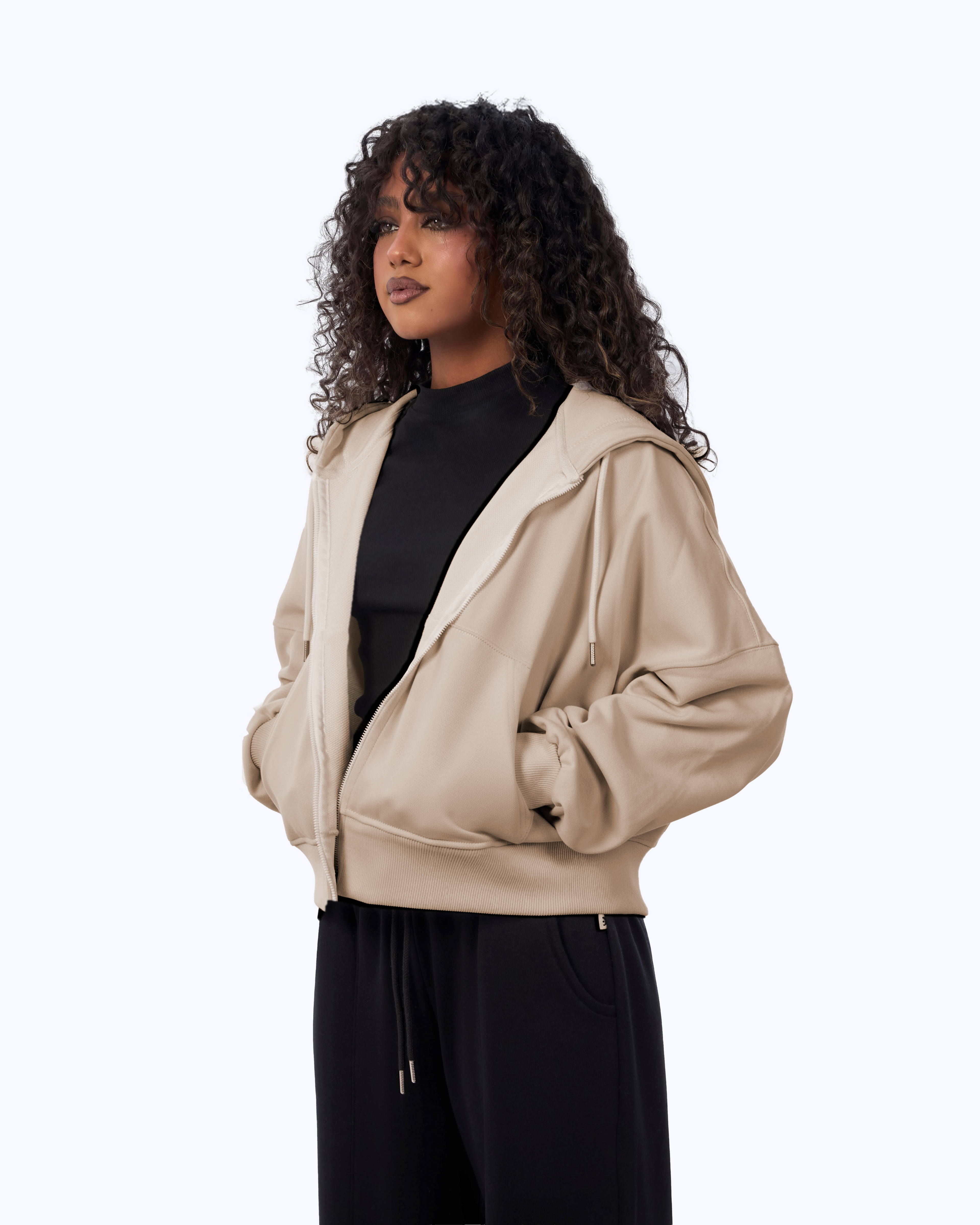 Beige oversized Jacket