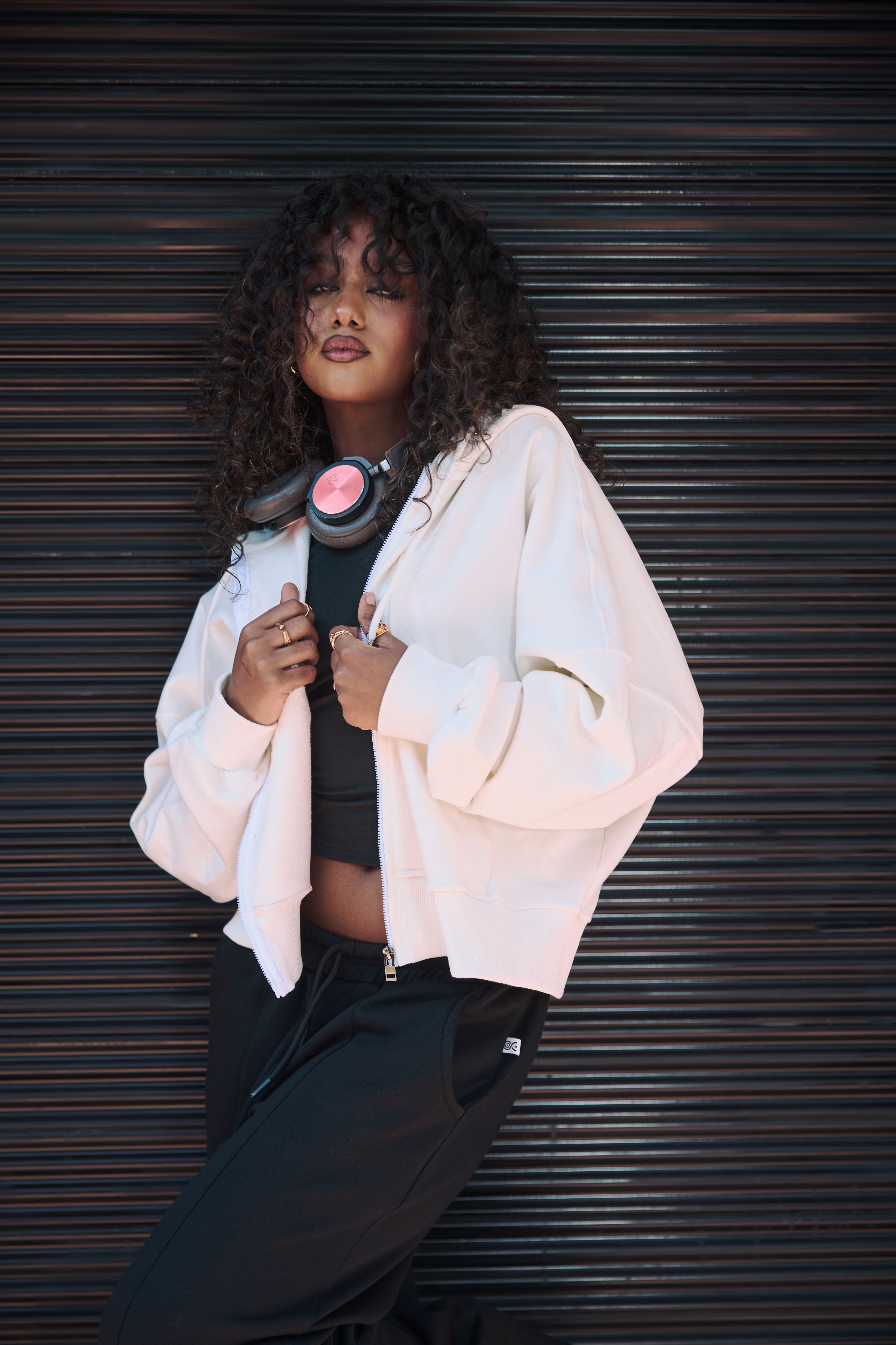 Creamy Oversized Jackets