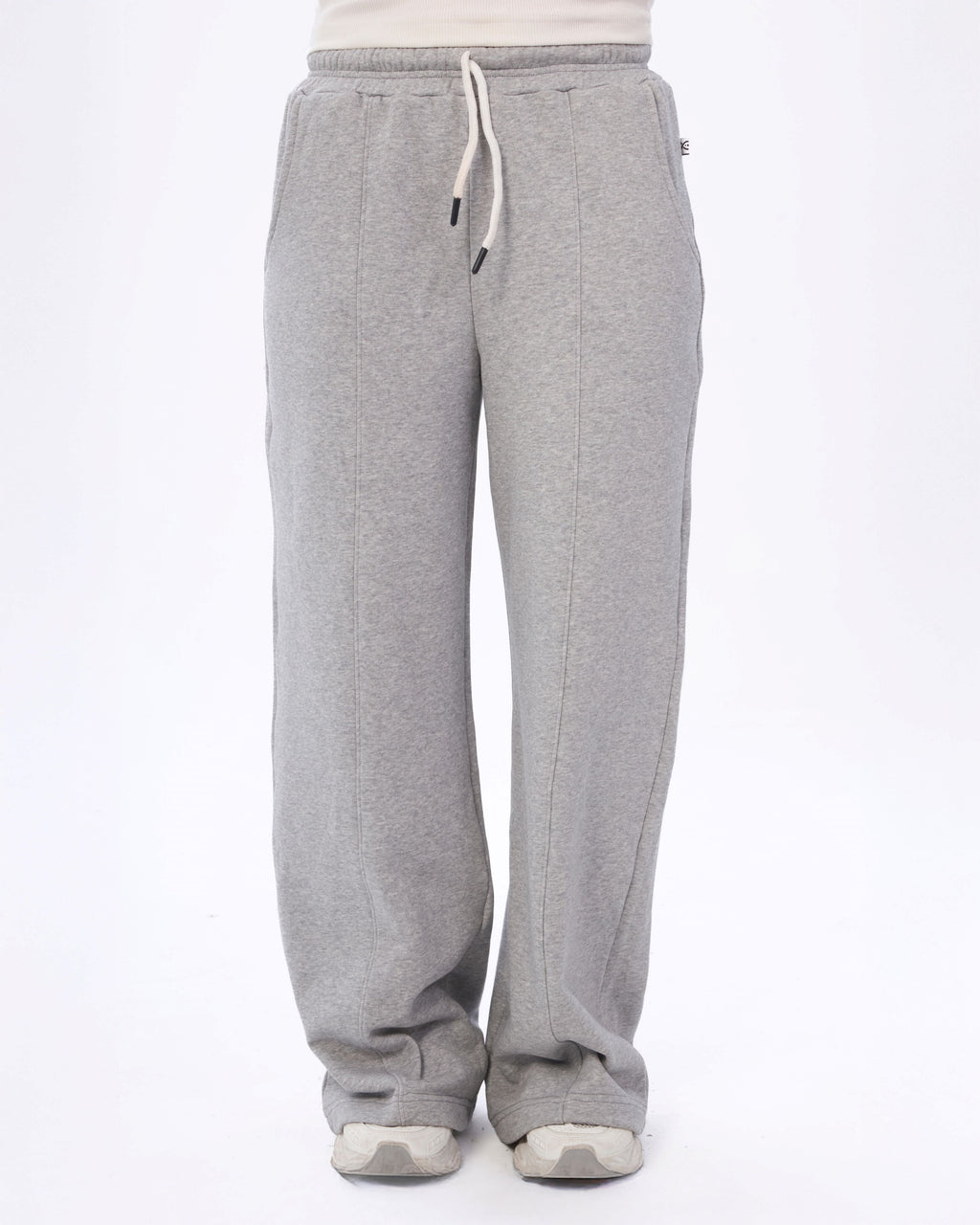 Grey Wide-leg Sweatpants