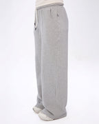 Grey Wide-leg Sweatpants