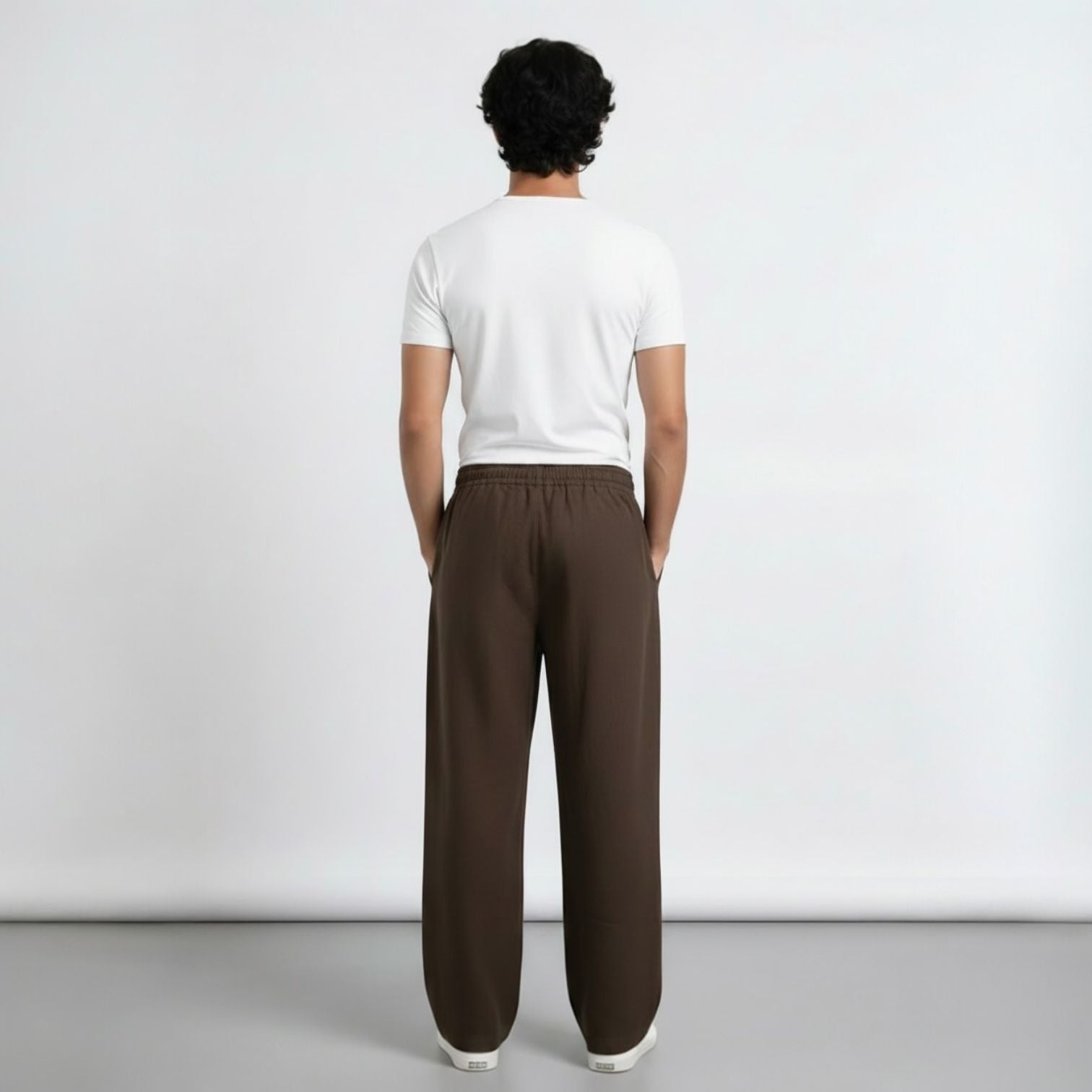 Brown Lenin Pants