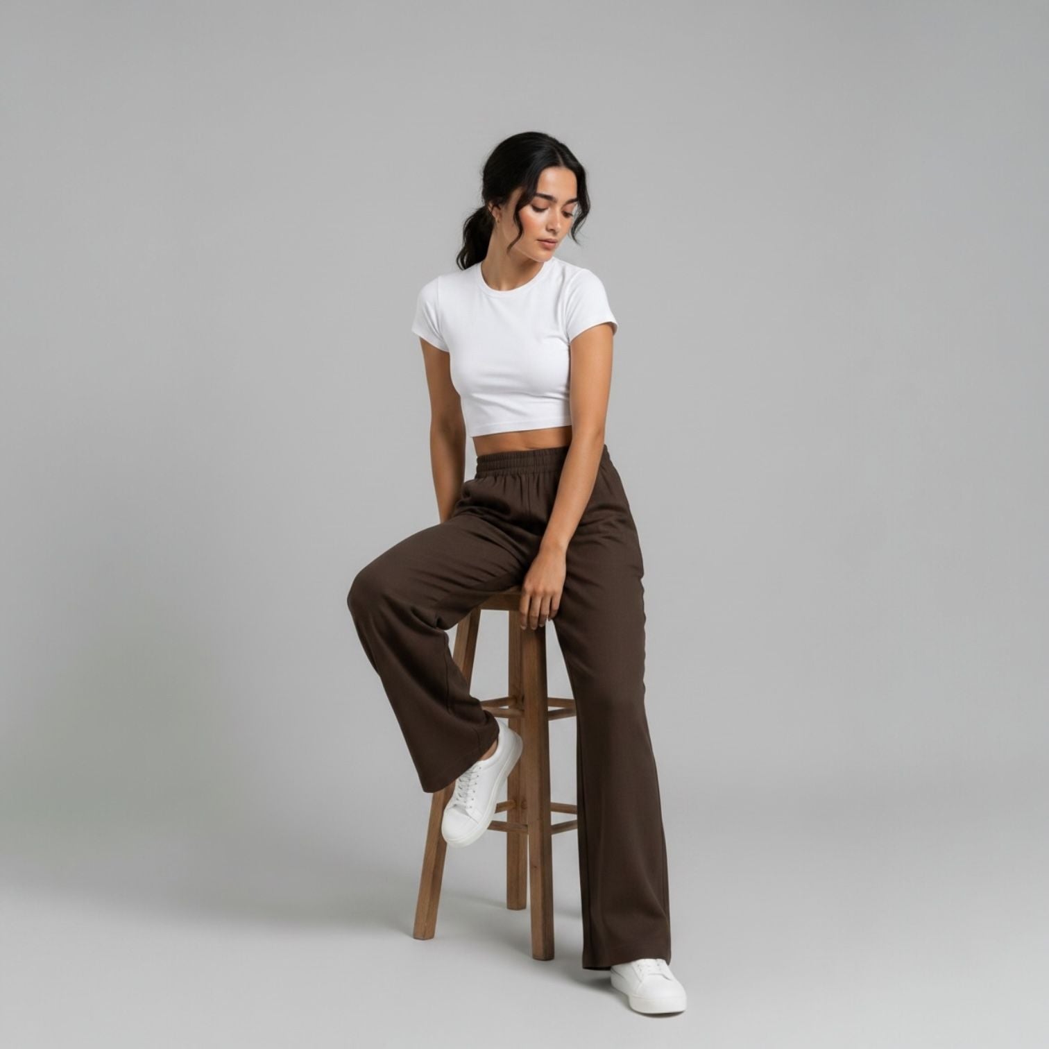Brown Lenin Pants