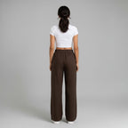 Brown Lenin Pants