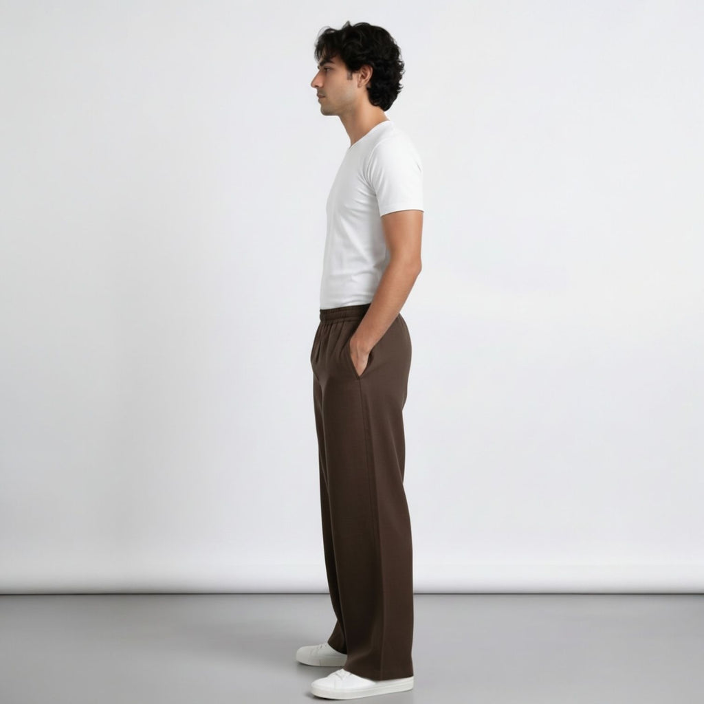 Brown Lenin Pants